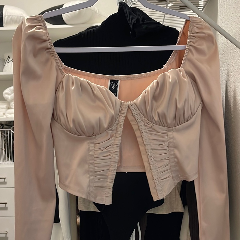 Blush blouse